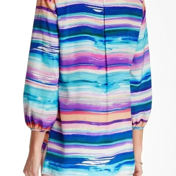 Amanda UpRichard Silk STANBY PRINTED BLOUSE Size Small P - Picture 6 of 6
